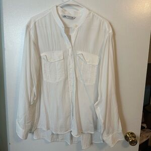 Zara Button Down Top